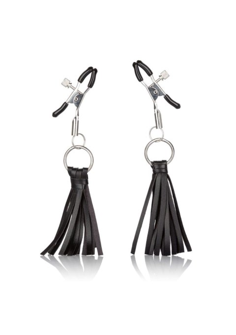 Playful Tassels Nipple Clamps Black