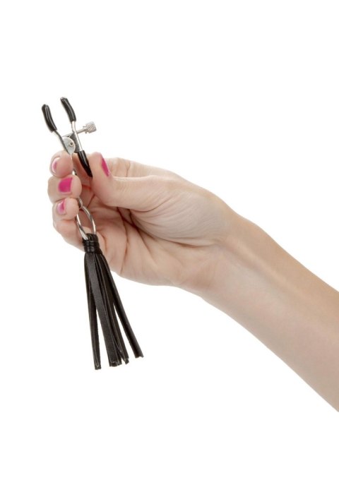 Playful Tassels Nipple Clamps Black