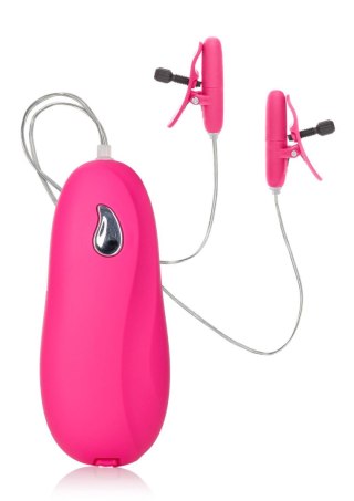 Vibrating Heated Nipple Teaser Pink