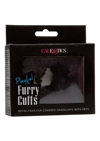 Playful Furry Cuffs Black