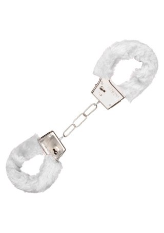 Playful Furry Cuffs White