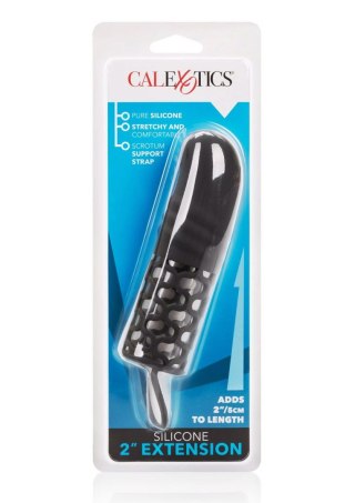 Silicone 2 inch Extension Black