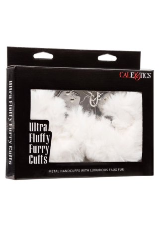 Ultra Fluffy Furry Cuffs White