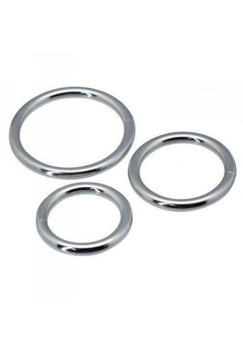 Timeless metal rings (3 pcs)