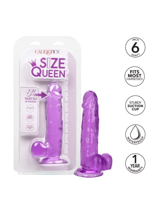 Queen Size Dong 6 Inch Purple