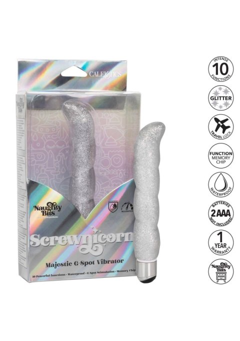 Screwnicorn G-Spot Vibrator Silver