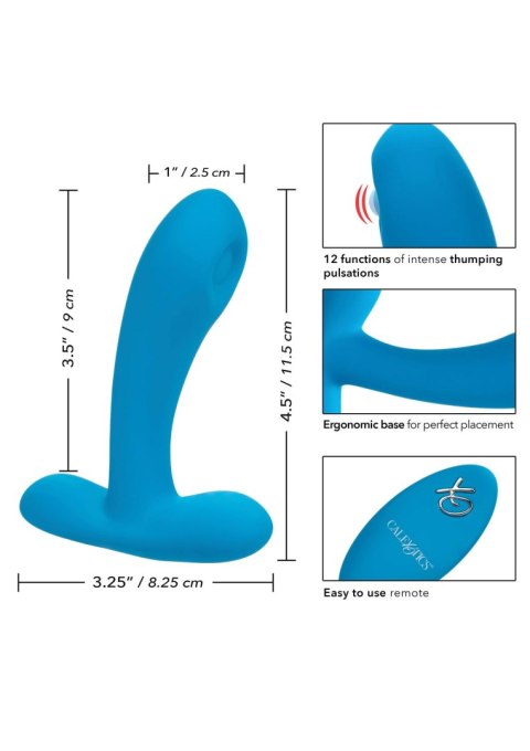 Silicone Remote Puls Pleaser Blue