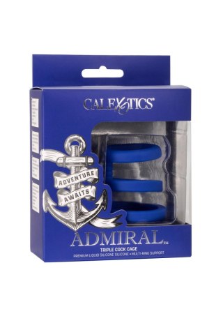 Admiral Triple Cock Cage Blue