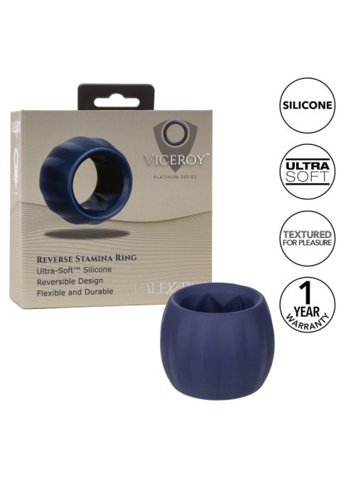 Viceroy Reverse Stamina Ring Blue