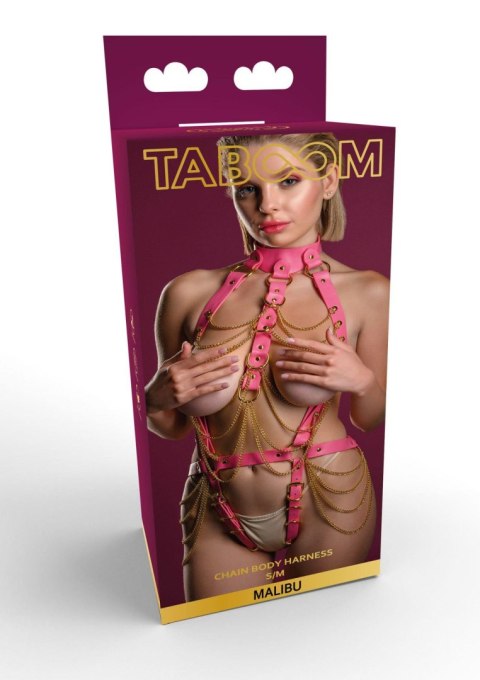 Chain Body Harness Pink