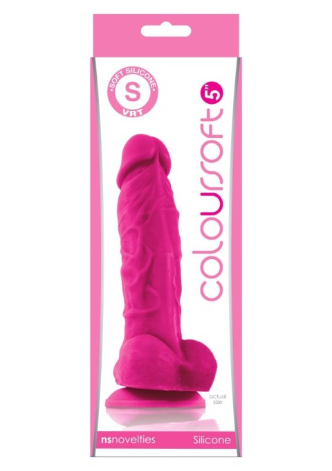 ColourSoft 5 Inch Soft Dildo Pink