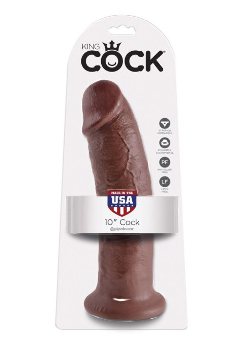 Cock 10 Inch Brown skin tone