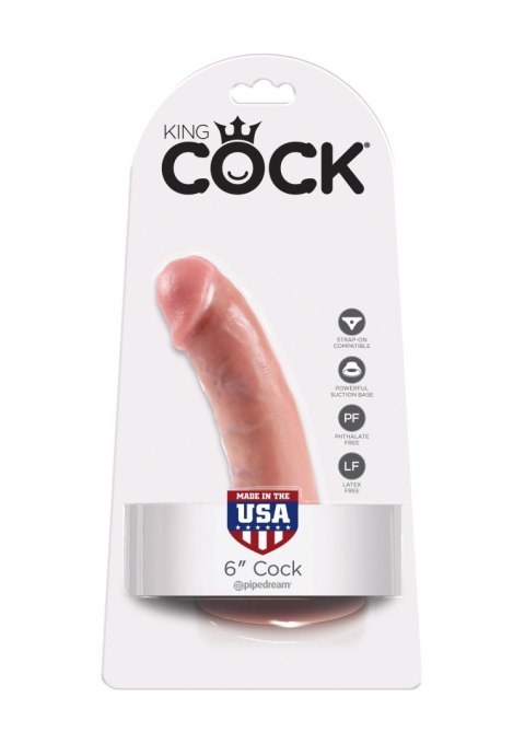 Cock 6 Inch Light skin tone