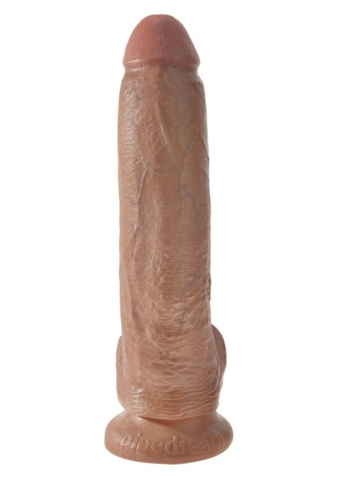 Cock 9 Inch With Balls Caramel skin tone