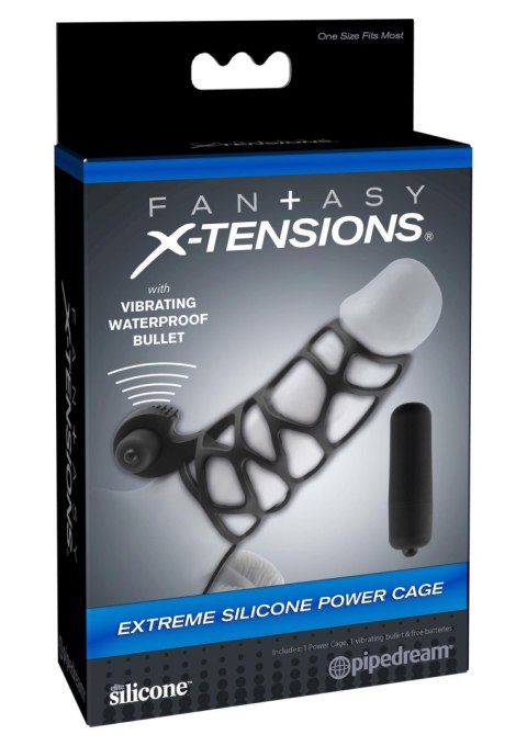 FX Extreme Silicone Power Cage Black