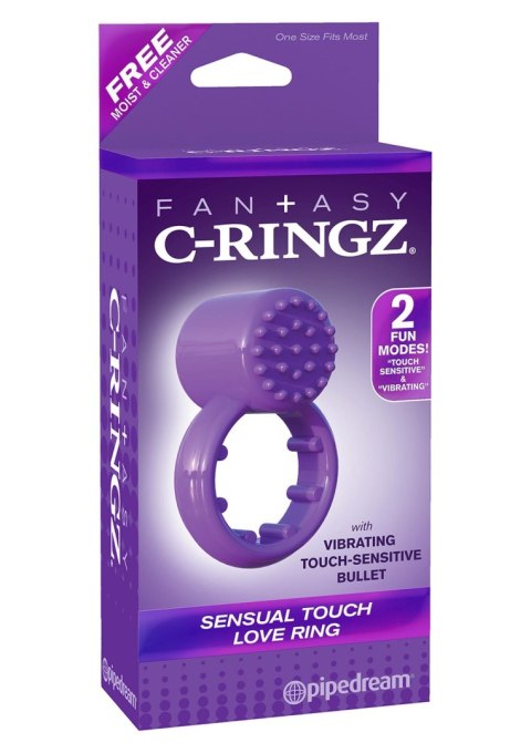 Pierścień-SENSUAL TOUCH LOVE RING PURPLE