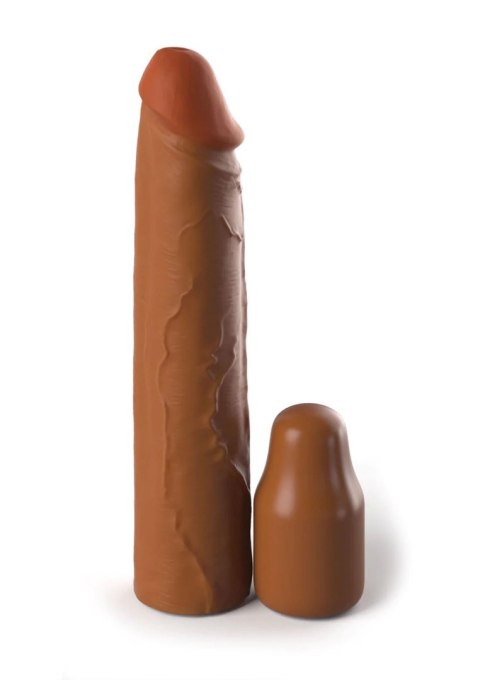 Sleeve 8 Inch + 2 Inch Plug Caramel skin tone