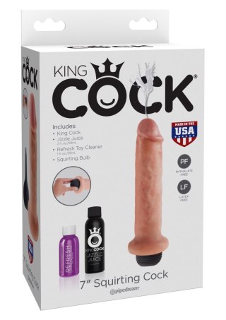 Squirting Cock 7 Inch Light skin tone