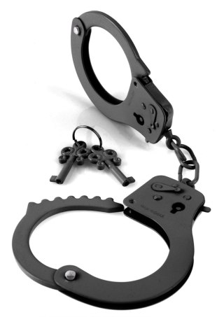 Designer Metal Handcuffs Black