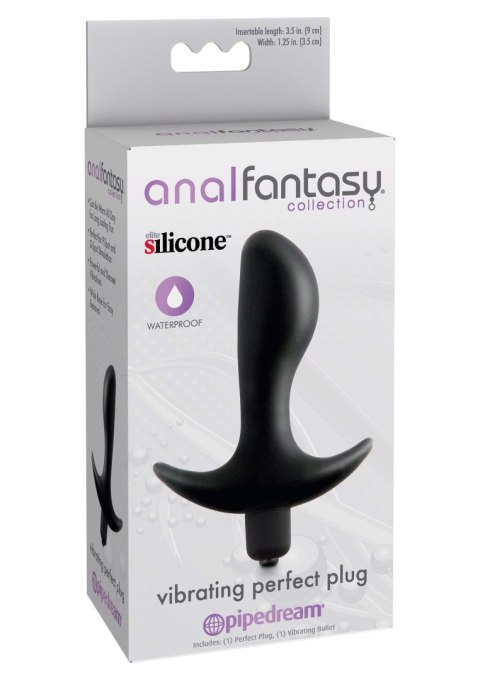 Vibrating Perfect Plug Black