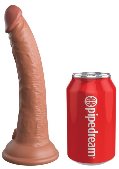 7 Inch 2Density Silicone Cock Caramel skin tone