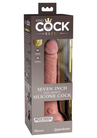 7 Inch 2Density Silicone Cock Light skin tone