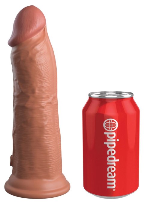 8 Inch 2Density Silicone Cock Caramel skin tone