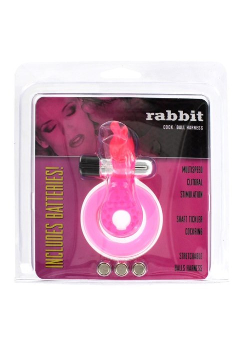 Cock & Ball Ring Rabbit Pink