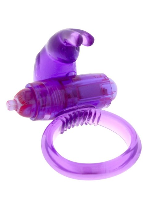 Rabbit Vibrating Cockring Purple