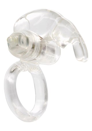 Rabbit Vibrating Cockring Transparent