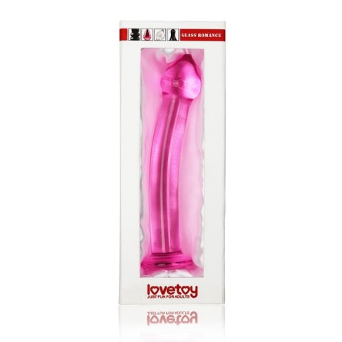 7.5"" Glass Romance Pink