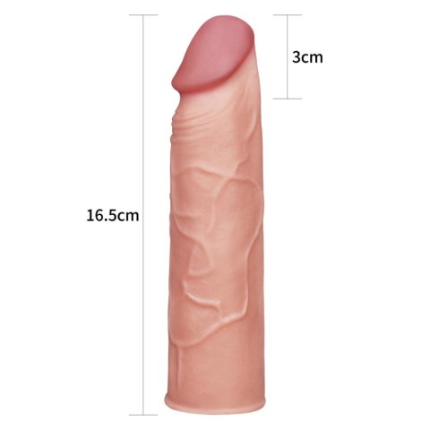 Add 1"" Pleasure X Tender Penis Sleeve Flesh