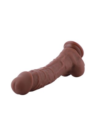 Hismith KlicLok Dildo 23 cm Brown skin tone