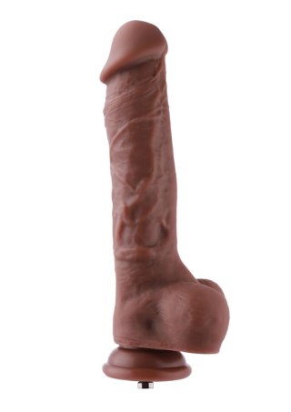 Hismith KlicLok Dildo 23 cm Brown skin tone