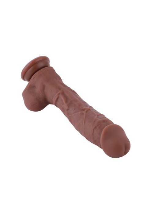 Hismith KlicLok Dildo 23 cm Brown skin tone