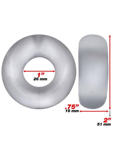 Stiffy 2-pack bulge Cockrings Transparent