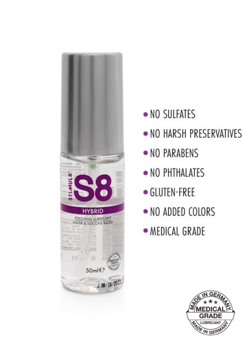 S8 Hybrid Lube 50ml Natural