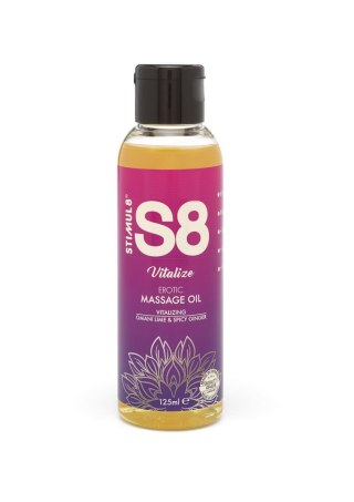 S8 Massage Oil 125ml Omani Lime & Spicy Ginger