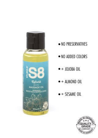 S8 Massage Oil 50ml French Plum & Egyptian Cotton