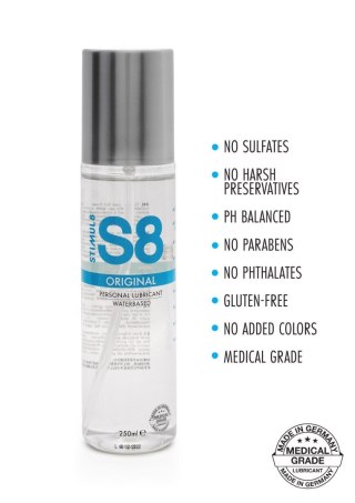 S8 Waterbased Lube 250ml Original