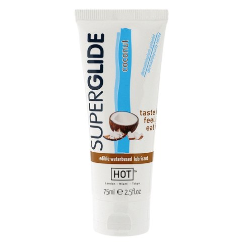 Żel-HOT Superglide COCONUT- 75ml edible lubricant waterbased