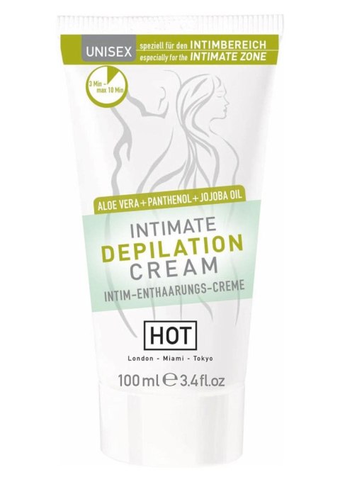 Żel/sprej-HOT Intimate Depilation Cream 100 ml