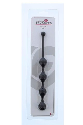 ALL TIME FAVORITES FOUR BEADS ANAL BLACK