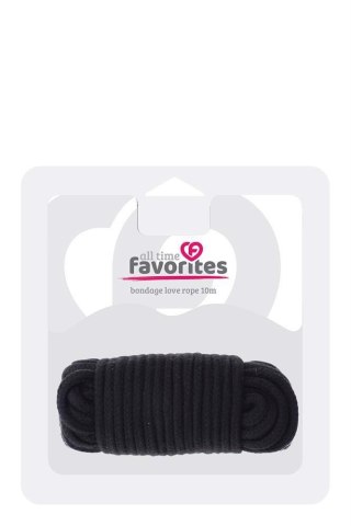 ALL TIME FAVORITES LOVE ROPE 10M BLACK