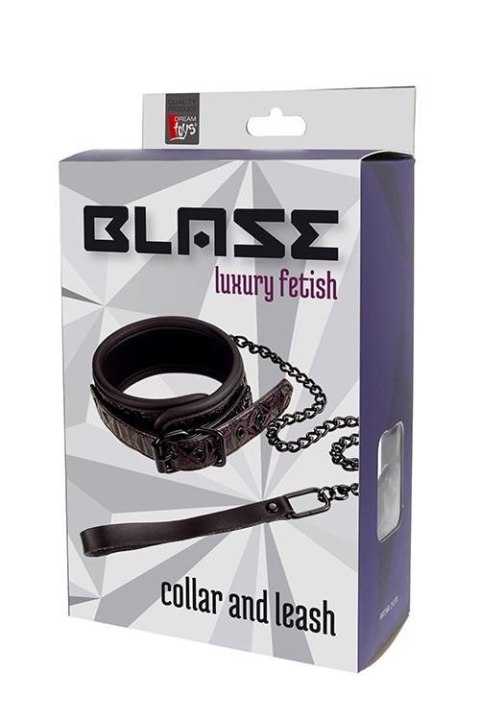 BLAZE COLLAR AND LEASH PURPLE