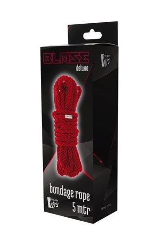 BLAZE DELUXE BONDAGE ROPE 5M RED