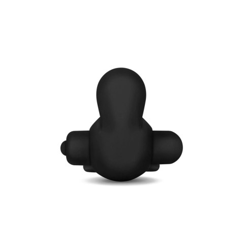 Power Clit Duo Silicone Cockring Black