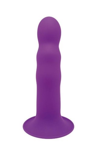 SOLID LOVE PREMIUM RIBBED DILDO PURPLE