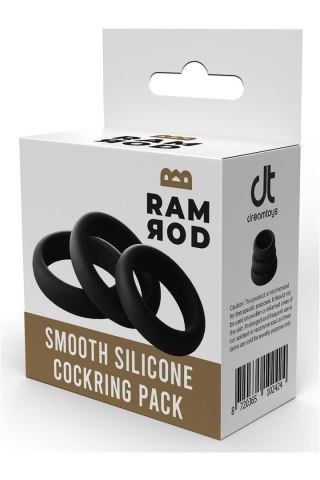 RAMROD SMOOTH SILICONE COCKRING PACK