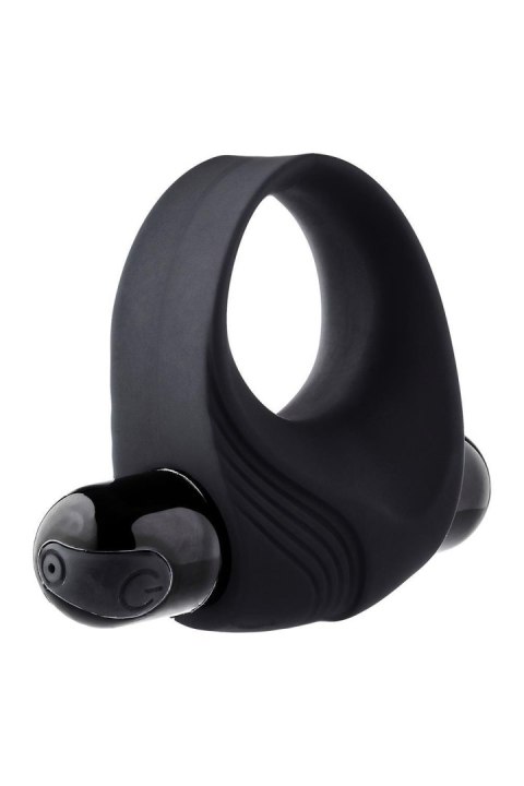 RAMROD VIBRATING COCKRING WITH BIG BULLET BLACK RAMROD VIBRATING COCKRING WITH BIG BULLET BLACK